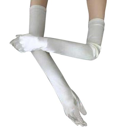 

1 Pair Women Long Gloves Wrist Elbow Ladies For Party Evening Wedding