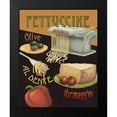 thumbnail image 2 of Brissonnet, Daphne 12x14 Black Modern Framed Museum Art Print Titled - Fettuccine, 2 of 5