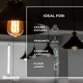 thumbnail image 5 of Bulbrite 861410 Pack Of (2) 7 Watt Vintage Edison Dimmable St18 Medium (E26) Led Bulbs -, 5 of 7