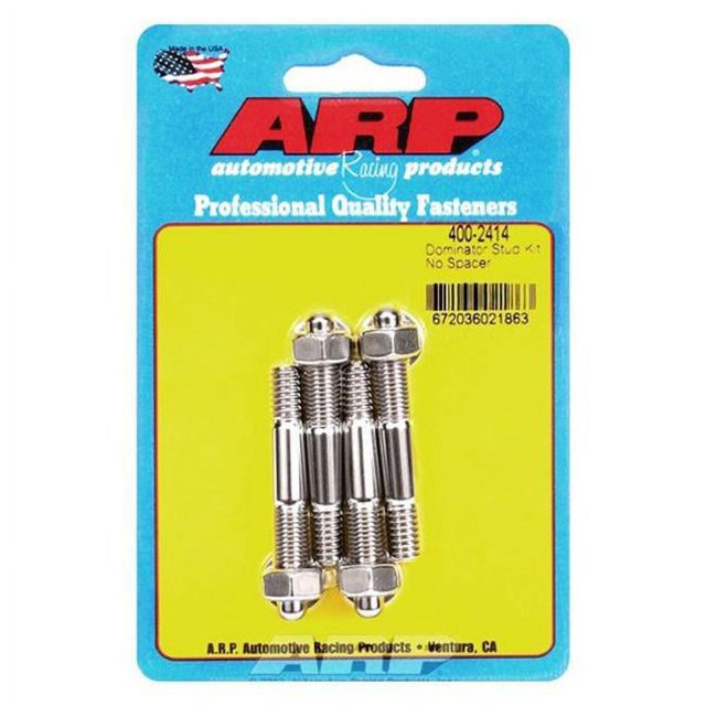 ARP 400-2414 0.31 x 2.22 in. OAL Stainless Steel Carburetor Stud Kit