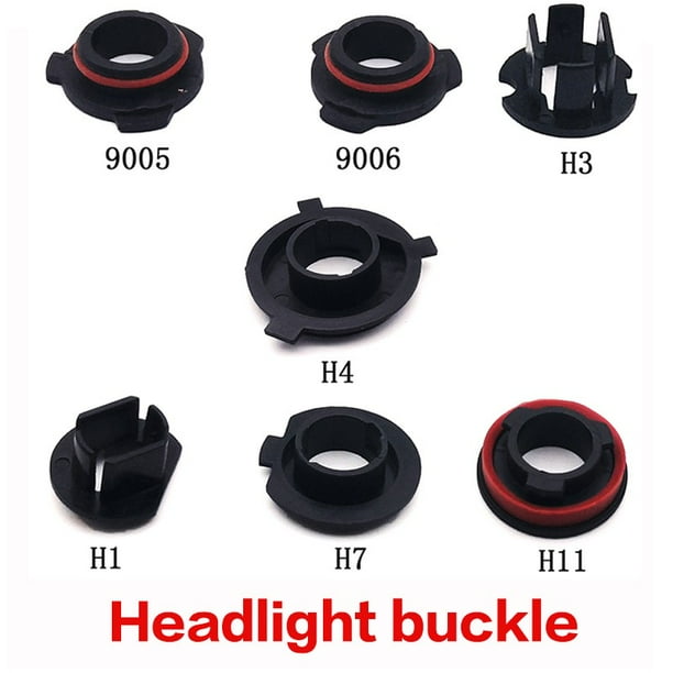2pcs led faros delanteros adaptador base para h4 h1 h11 faros de luz huangjie unisex