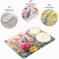 thumbnail image 4 of Dish Drying Mat Spring Flowers and Butterfly Absorbent Dry Mats for Dishes Draining Pad for Kitchen Countertop 18" x 24", 4 of 7