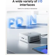 MINISFORUM UM880 Plus Mini PC AMD Ryzen 7 8845HS Desktop Computer Barebone Without Storage/OS, HDMI/DP/USB4 8K@60Hz Output, 2.5G RJ45 Port, Oculink Port, 4xUSB Port Micro Compute