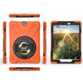 thumbnail image 5 of XYX Case for Samsung Galaxy Tab S2 9.7 inch SM-T810/SM-T815 with 360 Degree Rotating, Hand Strap, Shoulder Strap, Orange, 5 of 7