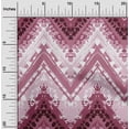 thumbnail image 2 of oneOone Cotton Cambric Wine Fabric Chevron Fabric For Sewing Printed Craft Fabric By The Yard 56 Inch Wide, 2 of 4