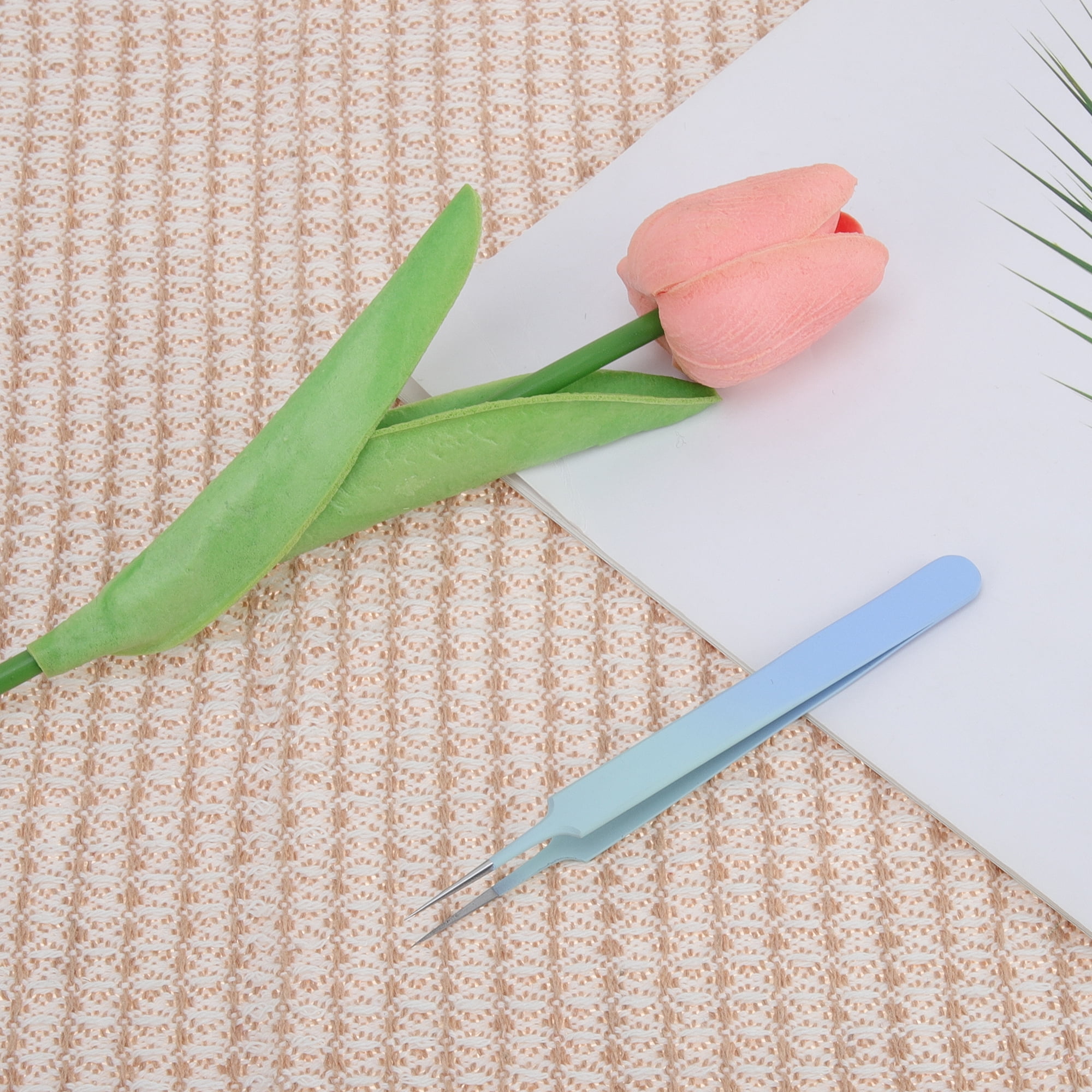Unique Bargains 1pc Durable Squeeze Pimple Extractor Tool for Clear Skin Blue Green