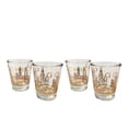 thumbnail image 1 of Chicago Verres à Shot Skyline Dorés - Ensemble de 4, 1 of 3