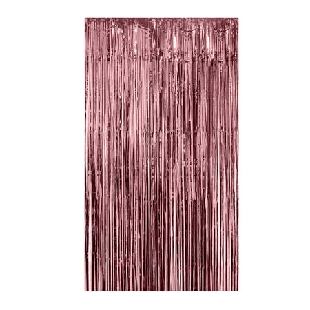 

Pnellth 275X75CM Christmas Tassel Table Skirt Party Dessert Counter Table Decoration Solid Color Metallic Foil Rectangle Table Skirt for Wedding Banquet Birthday Party Supplies