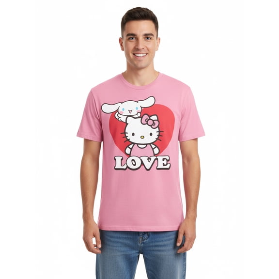Sanrio, Men's & Big Men's Graphic Tee, Pride Love 4 All, Sizes S-3XL