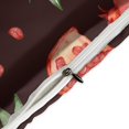 thumbnail image 4 of HAHDAXIA Pomegranate Fruit Pattern Bedding Solid Comforter Set for All Seasons,3 Pieces(1 Comforter+2 Pillowcases),Soft Microfiber Bedding Set Full(79"x90"), 4 of 7