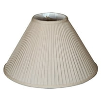 Royal Designs 18" Coolie Empire Side Pleat Lamp Shade Beige