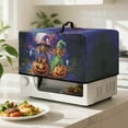 thumbnail image 2 of TSOVTHRID Witch Hat Dachshund Pumpkin Print Microwave Oven Cover with Handle Toaster Oven Dust Cover Kitchen Appliance Protector for Microwave Ovens Halloween Decor, 18.25"W x 14.5"D x 11"H, S, 2 of 7