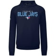 thumbnail image 2 of Men's Levelwear  Navy Toronto Blue Jays Mandate Carve Tri-Blend Hoodie, 2 of 3