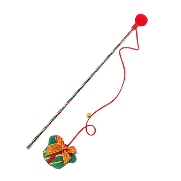 TIELUTT Christmas Tickling Cat Stick with Cat Toy Cat Grinds Self High Cat Tickling Cat Supplies Cat Toy Tickling Cat Stick Cat Puzzles Cool Dog Stuff for Small Dogs Hydro Pet Eggs Happy Heartbeat