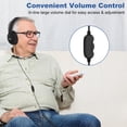 thumbnail image 4 of Auriculares Joysico con cable extralargo de 6 m para control de volumen de TV y PC, 4 of 7