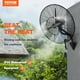 thumbnail image 2 of Ventilador nebulizador de montaje en pared VEVOR, 24 pulgadas, 3 velocidades de alta velocidad máx. 7000 CFM, 2 of 9
