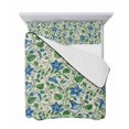 thumbnail image 7 of Quilts Twin-XL Size Bedding Set, Blue Green Botanical Lightweight Quilted Comforter, Spring Floral Summer Rustic Soft Reversible Bedspread Coverlet with Pillow Covers for All Season, 68" x 98", 7 of 7