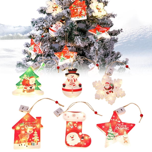 Navidad Luces Colgantes Decoraciones Led Copo De Nieve Estrella Lámpara Decoración De Navidad Regalo Perfecto Para La Familia Speravity HA043370-04