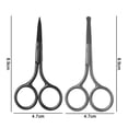 thumbnail image 2 of Ciseaux à Cheveux, Toilettage des Sourcils, Nez, Poils du Visage et Barbe ( Rond / Point (2 pack)), 2 of 5