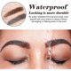 thumbnail image 3 of 2026 Eyebrow Tint,Peel Off Eyebrow Gel Kit,Dark Brown Semi-Permanent Eyebrow Tint With 10Pcs Eyebrow Stamp Stencil,For Sparse Overplucked Eyebrows Las, 3 of 5