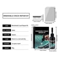 thumbnail image 4 of Windshield Chip Repair Kit, Glass Repair Liquid for Cracks | Emergency Repair for Star, Linear Cracks & Chips, Portable Portable Emergency Glass Repair Set for Car and Home Use 20ml, 4 of 7