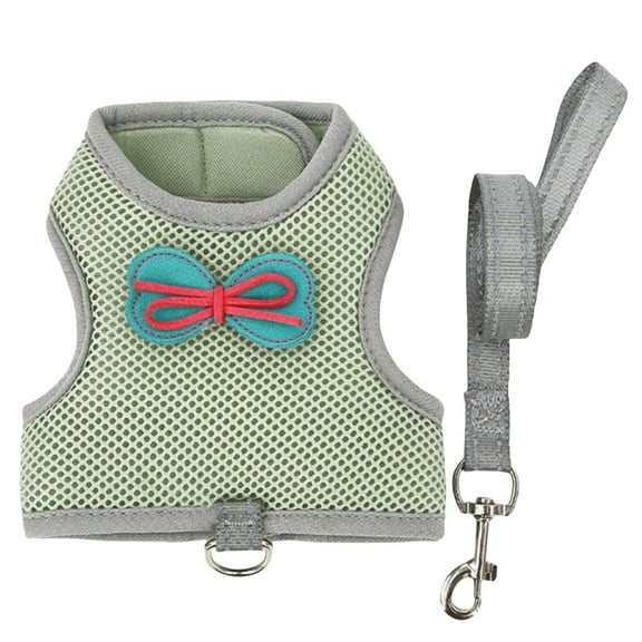 Rabbits Harness with Leash Small Pet Vest Harness Outdoor Walking Training Suit