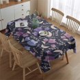 thumbnail image 2 of Pioneer Flower Floral Print Pattern Rectangle Tablecloth 60"x84",Waterproof Polyester Rectangle Table Cloth, Wipeable Spillproof Polyester Tablecloth for Dining, Camping, Indoor and Outdoor, 2 of 5