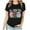 Black, variant on Patlollav Women Tshirts Under $10, Easter Womens Tops Short Sleeve Colorful Print Round Neck Casual Summer Shirts