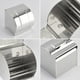 thumbnail image 4 of Advancent Portarrollos de papel higiénico plateado para puerta cerrada y limpia Portarrollos de puerta cerrada Portarrollos de papel higiénico Juegos de accesorios de baño, 4 of 6
