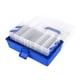 thumbnail image 5 of Caja de almacenamiento de accesorios de pesca de plástico de 3 capas para señuelos y anzuelos, 5 of 13
