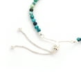 thumbnail image 4 of Natural Chrysocolla Round Shape Bracelets in Sterling Silver for Women, Birthstone Jewelry for Her Birthday, Wedding Anniversary, Christmas, Mothers Day, 4 of 7