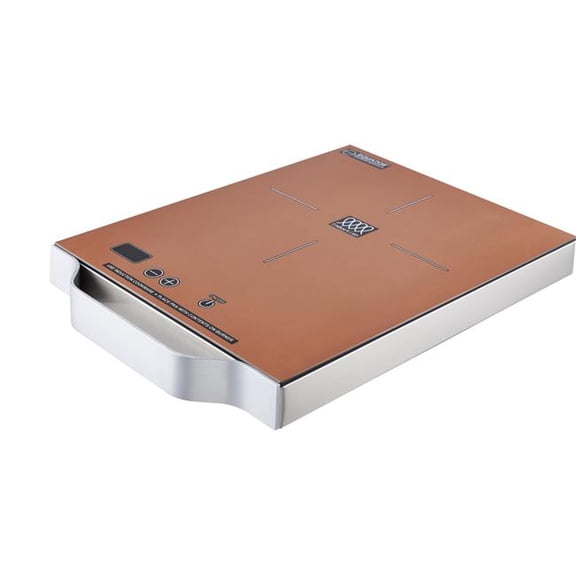 Equator 11" Portable One-Burner Induction Cooktop LIGHT Aluminum Handle 110V in Copper
