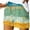 Yellow, variant on Wide Leg Shorts for Women Hawaiian Beach Shorts Tropical Palm Tree Printed Casual Aloha Drawstring Shorts Summer Vacation Short Pants with Pockets Blue XL