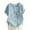 Light Blue, variant on Uaswgudfs Women's Square Neck Casual Blouse - Summer Cute Ruffle Button Sleeve Top for Going Out | Basic Relaxed Fit Shirt