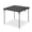 Black, variant on 34" Square Portable Folding Table for 4, Heavy-Duty 330lbs Capacity Card Table with HDPE Top & Steel Legs - Multi-Purpose Dining Desk for Indoor & Outdoor Parties