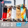 thumbnail image 6 of Longboard Drop-Through Cruiser Complete Skateboard – 31" Maple Wood Deck for All Ages – Aluminum Trucks with Smooth Fast Wheels - Madd Gear, 6 of 10