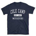thumbnail image 1 of Cole Camp Missouri Classic Established Men's Cotton T-Shirt, 1 of 1