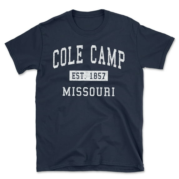 Cole Camp Missouri Classic Established Men's Cotton T-Shirt