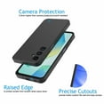 thumbnail image 3 of Cell Phone Basic Cases for Galaxy A16 5G, Liquid Silicone Gel Rubber Shockproof Case Ultra Thin Slim Matte Surface Cover for Samsung A16 6.7 inch (Black), 3 of 6