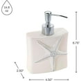 thumbnail image 2 of shiyou-- Soap Dispenser & Lotion Pump, Seashell Inspired Bathroom Accessoriess (Sequin Shell Collection), 2 of 4
