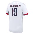 thumbnail image 3 of Men's Nike Lee Kang In White Paris Saint-Germain 2024/25 Away Authentic Player Jersey, 3 of 3