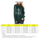 thumbnail image 4 of Sudaderas con capucha para mujer, estampado de letras, manga larga, transpirable, cómodo, con cordón, informal, 4 of 5