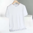 thumbnail image 5 of zbxnLI Big and Tall Mens T Shirts Comfy Short Sleeve Tee Top Workout Running Athletic Gym Summer Basic Tshirt, 5 of 7