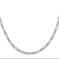 thumbnail image 2 of Primal Silver Sterling Silver Rhodium-plated 4mm Figaro Chain, 2 of 4