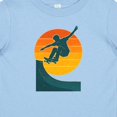 thumbnail image 4 of Inktastic Skateboarding Sunset Skateboarder Boys Baby T-Shirt, 4 of 5