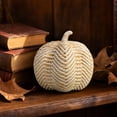 thumbnail image 3 of THOPBPRK Rustic Faux Rattan Pumpkin Decoration for Fall Home Decor, Thanksgiving Table Centerpiece, Halloween Indoor Ornament, Autumn Seasonal Display, 3 of 6