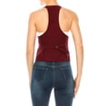 thumbnail image 4 of Women's Casual Solid Racerback Vest Button Down Closure, 4 of 7