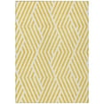 thumbnail image 2 of Addison Rugs Chantille Indoor/Outdoor Transitional Geometric Yellow Washable Rectangle Rug, 5' x 7'6", 2 of 6