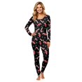 thumbnail image 3 of Christmas Family Matching Pajamas Set, Christmas Printed Printed Long Sleeve Sleepwear, Holiday Family PJs for Family Members of All Ages Christmas Photos & Holiday Celebrations, 3 of 6