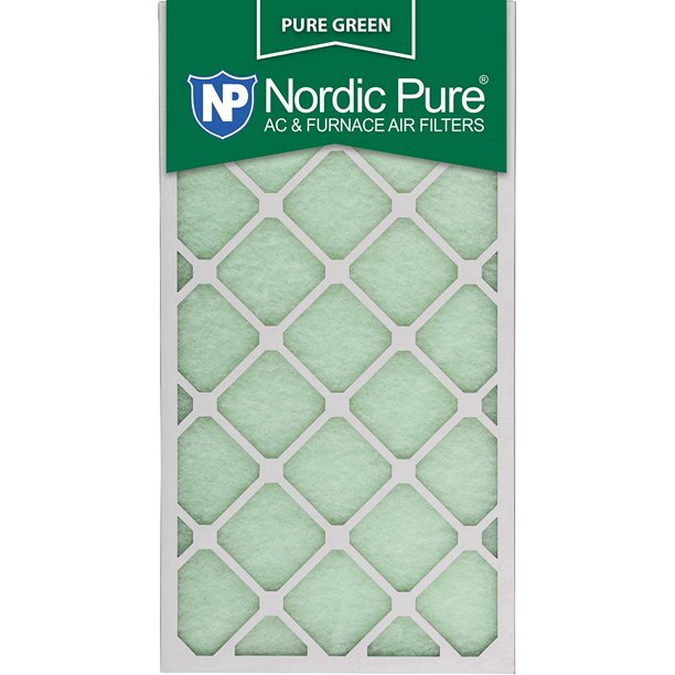 Nordic Pure 16x20x1 Pure Green AC Furnace Air Filters Qty 6 Walmart